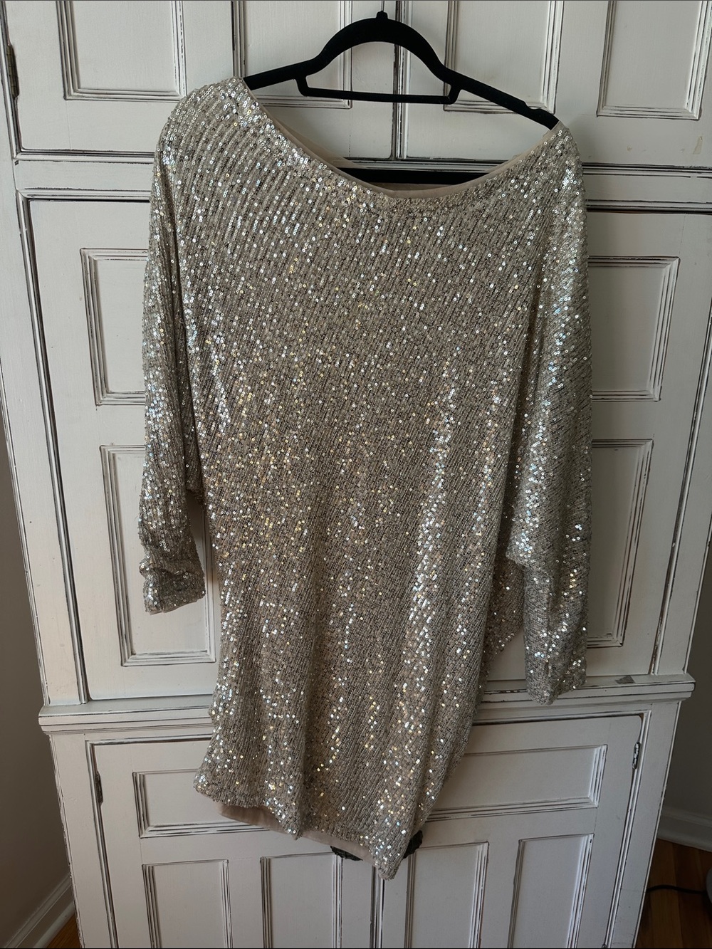 Style Rack Silver Sequin Mini Dress